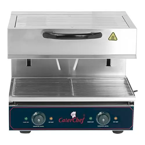 Salamander - Roestvrij staal - Traploos verstelbaar - 4 kW - 53(h)61,2x64cm Populair