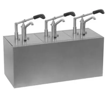 Alleen Vandaag Hendel bediende sausdispenser - roestvrij staal - 3x1/6GN-200mm