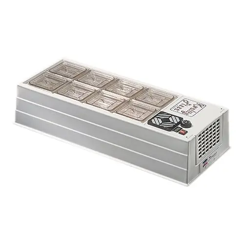 Gratis Retour Koelvitrine - Voor GN-containers - 102x41x22cm