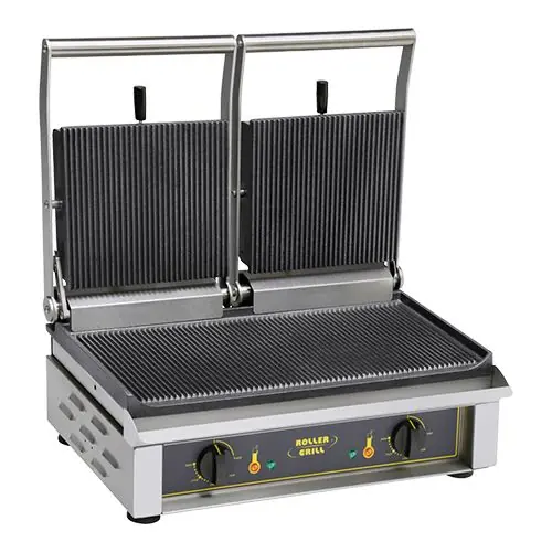 Contactgrill - Dubbel - gegroefd/gegroefd - 4000W - 25(h)x39x60cm Uitverkoop