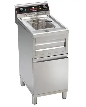 Hete Deal Friteuse Elektrisch - 12 Liter - Met Onderstel - 400V / 9 Kw - 400x700x(H)850mm