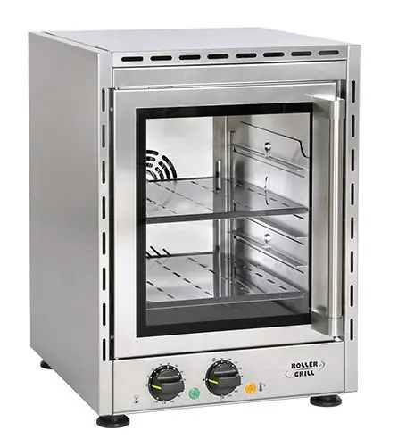 Heteluchtoven Roller Grill - 1/2GN - Ideaal voor kleine ruimtes Exclusieve Aanbieding