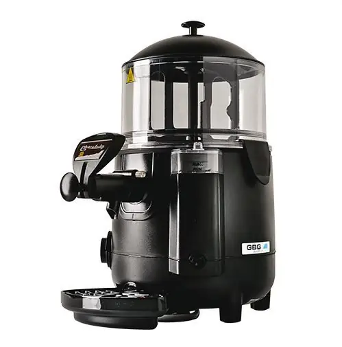 Warme Chocolade Dispenser met Aftapkraan + Lekbakje - 5 Liter Betrouwbaar