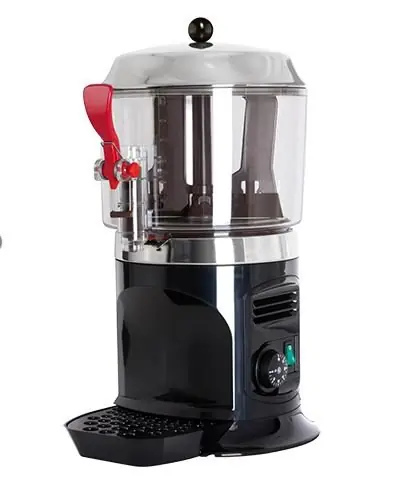 Populair Warme Chocolademelk Dispenser -met Aftapkraan + Lekbakje - 5 liter