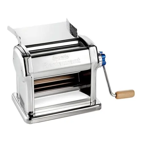 pastamachine - roestvrij staal - 22cm brede reepjes deeg - 28(h)x36x32cm Flitsaanbieding