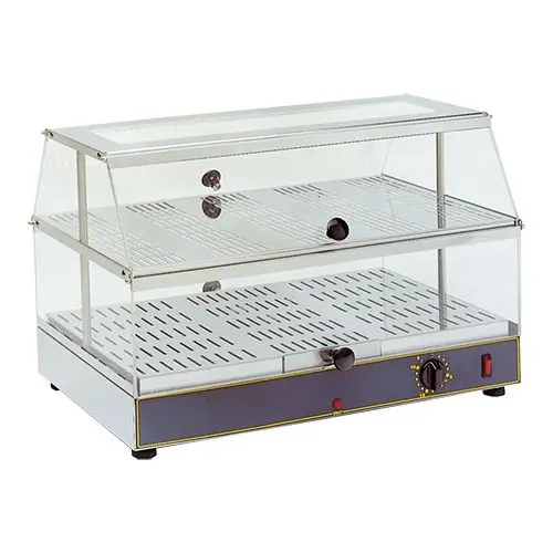Korting Voedselverwarmende vitrinekast - 56x33cm - 39(h)x40x60cm