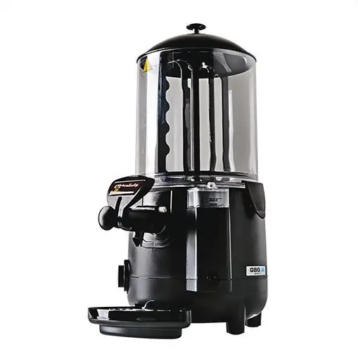 Direct Verzonden Warme Chocolade Dispenser met Aftapkraan + Lekbakje - 10 Liter