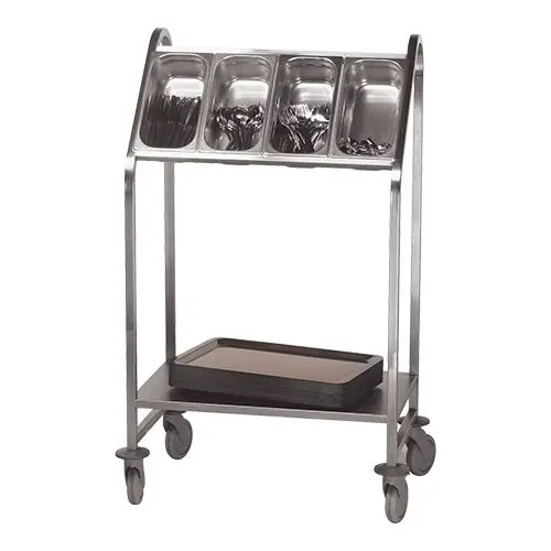 Buffetserveerwagen voor bestek/dienblad 810x570(H)x1065mm Nieuw