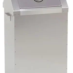 Fastfood Afvalbak - RVS - 400x300x(h)730mm Lage Kosten