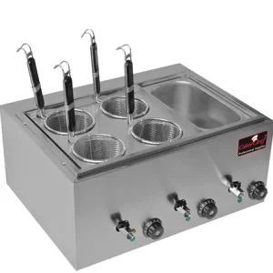Pastakookapparaat Dubbelwandig RVS - met Aftapkraan - 3x 1/3GN Flitsaanbieding