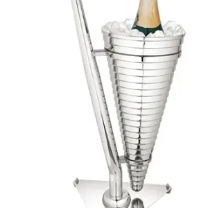 Wijnkoeler DeLuxe-Solo - Dubbelwandig RVS 18/10 - Ø270x(H)550mm Fabrieksprijs