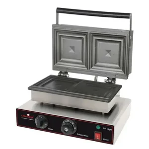 Tosti Apparaat Professioneel RVS met tijdklok - 34x39x(H)25cm - 1550W Uitverkoop