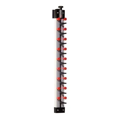 Bordenrek wandmodel - verstelbare bandjes - 9 borden Korting
