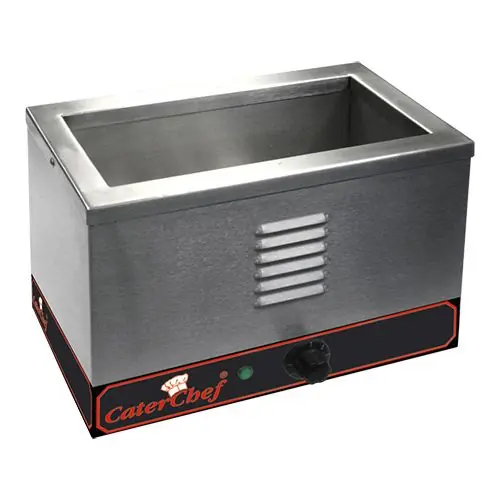 Hoge Kwaliteit Bain Marie - RVS - 1/3 GN - 1000W - 370x220x(H)270mm