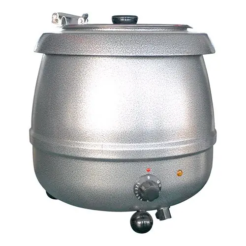 Soepketel - 10L - Zilver grijs Veilige Betaling