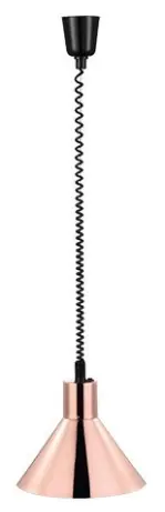 Dagaanbieding Warmhoudlamp Koper met Schakelaar - Snoer 180cm - Ø230x180mm