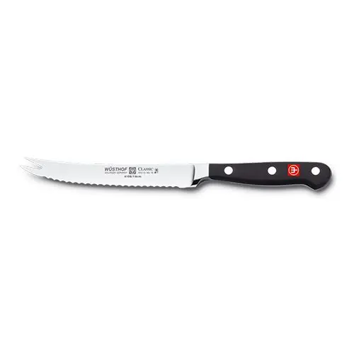 Tomatenmesje met dubbele punt - 14cm - Wusthof - Dreizack Betrouwbaar