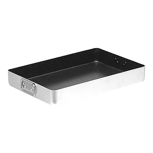 Braadslede Aluminium - Draaibare grepen - Silverstone Anti-aanbaklaag - 7(H)x50x35cm Bestel Nu