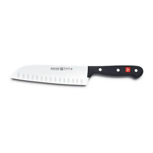 Alleen Vandaag Japans koksmes - 17cm - met kuiltjes Wusthof - Dreizack