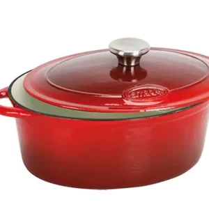 Braadpan Signature Rood - Le Creuset Look-a-Like - Ovaal 280x220mm Aanbieding
