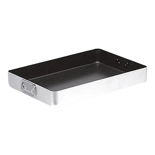 koekenpan - Aluminium - Beweegbare handgrepen - Antiaanbaklaag - 6,5(h)x40x35cm Speciale Aanbieding