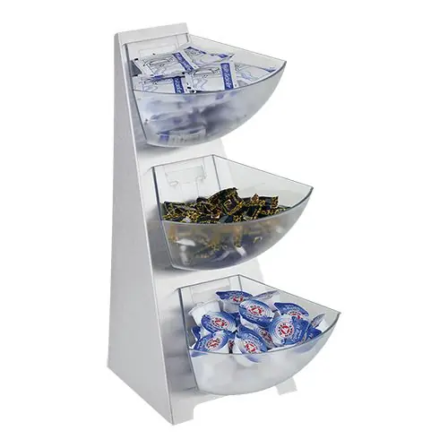 Speciale Aanbieding Containersysteem - Roestvrij staal - 3 kunststof bakken - 1L inhoud