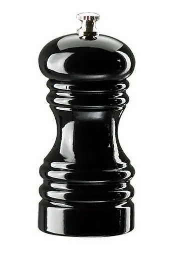 Zoutmolen - Hout - Zwart - 12 cm Snelle Levering