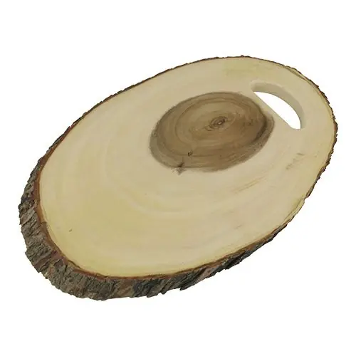 Premium Auslageplatte | Holz | Oval | 46x21cm