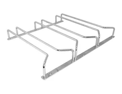Finale Uitverkoop Glasophangrek DeLuxe Verchroomd - 320x260x(H)40mm