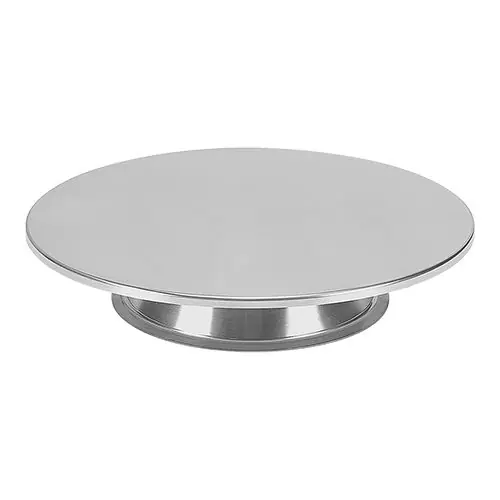 Tortenplatte | Edelstahl | Ø30cm | (H)6cm, Beperkt Aanbod