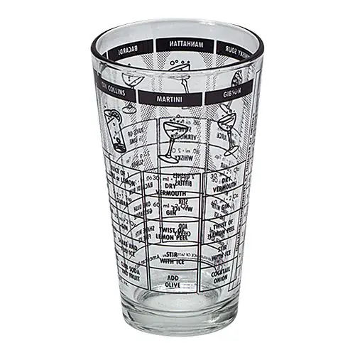 Mix Glas | Rezeptaufdruck | 0,47L Op = Op