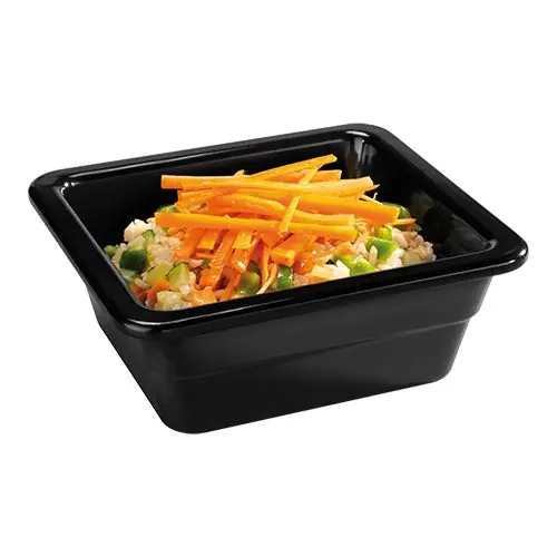 Uitverkoop GN-bakken - Zwart - melamine - 1/6GN-65mm