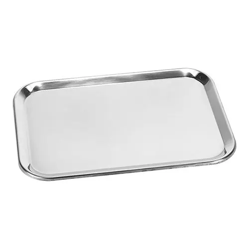Voordeelprijs Displaybord rechthoekig - Roestvrij staal - 32x23cm
