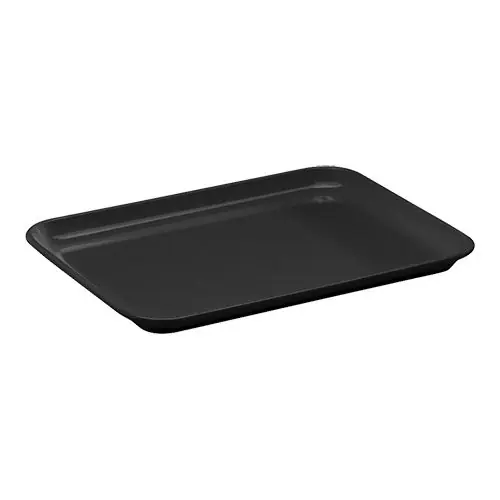 Serviertablett | Melamin | Schwarz | 2(h)x24x18cm Premium