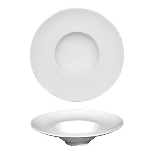 Teller | Porzellan | Rund | Weiß | Ø28cm Veilige Betaling