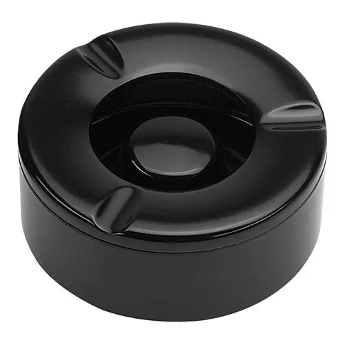 Lage Kosten Terrasasbak - Melamine - Zwart - Ø10cm