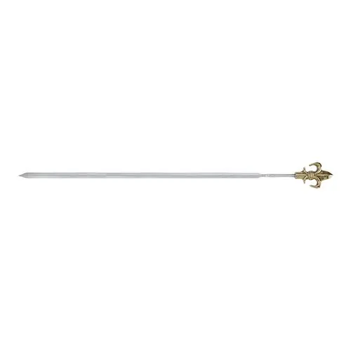 Braadspit - Roestvrij staal/messing - 30 cm Nu Kopen