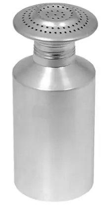 Zoutstrooier Aluminium - Schroefdop - Ø80x190(H)mm Finale Uitverkoop