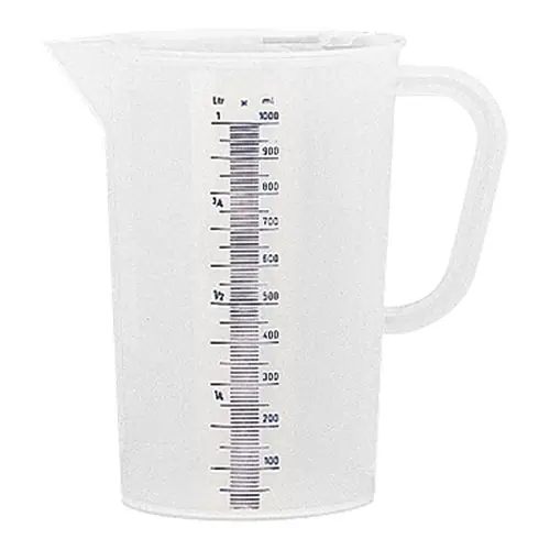 Beste Prijs Maatbeker - kunststof - Maat Indicatie- 1L