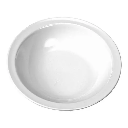 Beperkt Aanbod Bord - Melamine - Wit - Stapelbaar - Ø20,5cm