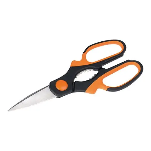 Populair Keukenschaar met kunststof handvat - Roestvrij staal - 21 cm