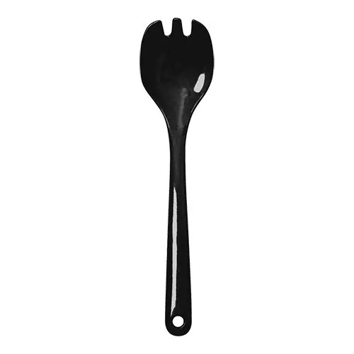 Actieprijs Salade-/serveervork - Melamine - Zwart - 30,5 cm