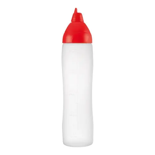 Quetschflasche | Kunststoff | Rot | 50cl Beperkte Voorraad
