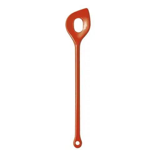 Koop Vandaag houten lepel - Melamine - met gat - Rood - 31 cm