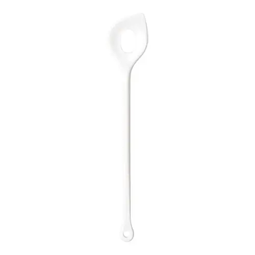 Merkproduct Kochlöffel | Melamin | mit Loch | Weiß | 31cm