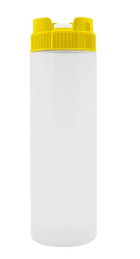 Rechtstreeks Van De Fabrikant Doseerfles Geel - Non-Drip Dosering - 36cl - Ø55x(H)190mm