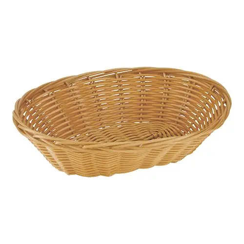Brotkorb | Kunststoff Geflecht | Oval | 24x18cm Flitsaanbieding