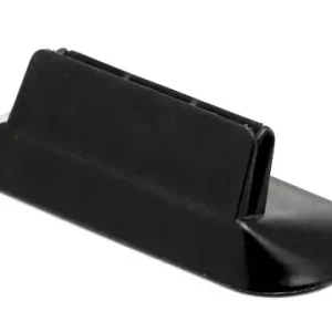 Korting Kaart/Menustandaard Zwart - 80x(H)20mm