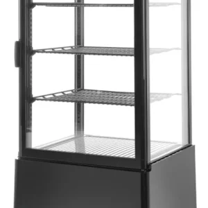 Lage Prijs Koelvitrine Zwart Tafelmodel - 78 Liter - 170W - 452x406x966(h)mm