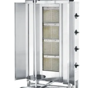 Alleen Vandaag Kebab grill aardgas of propaangas - Brander 13kW - 470x550x(h)1150mm